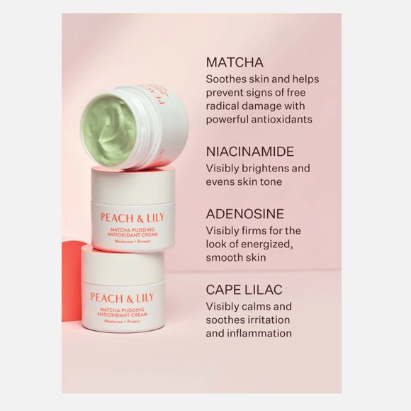PEACH & LILY Matcha Pudding Antioxidant Cream Mini (NEW, UNOPENED) - Picture 5 of 8